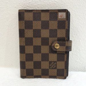 SOLD LOUIS VUITTON Damier Ebene Agenda PM